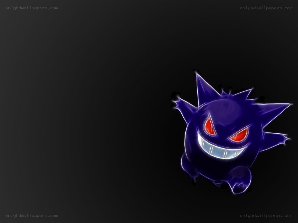 Gengar glowing wallpaper