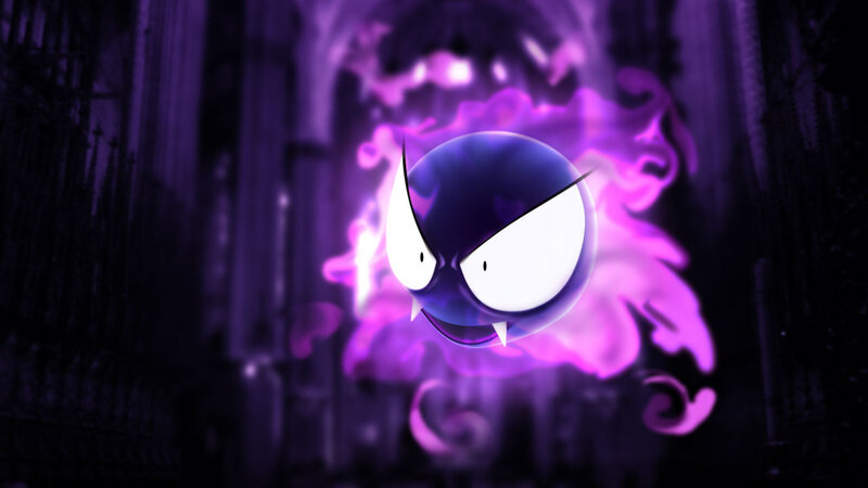 Gengar in a dark alley