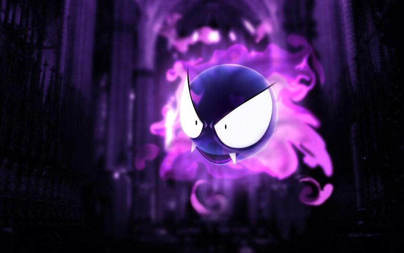 Gengar in a dark alley