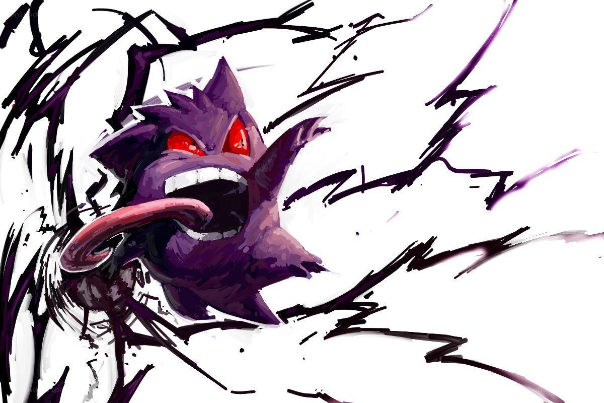 Gengar in a fierce pose