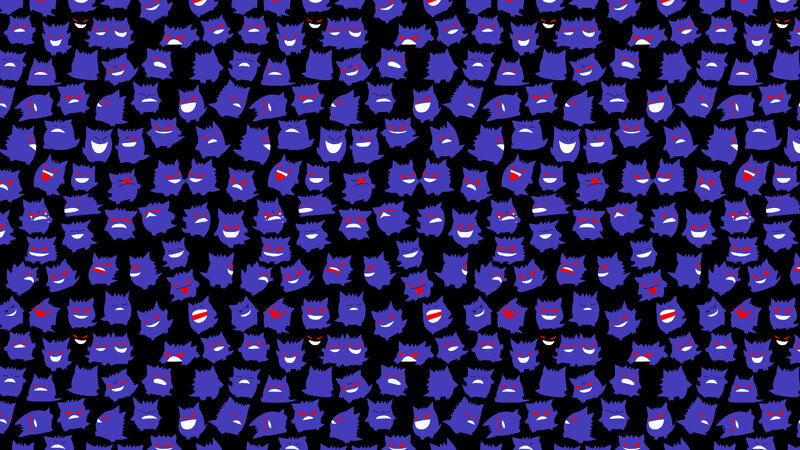 Gengar pattern background