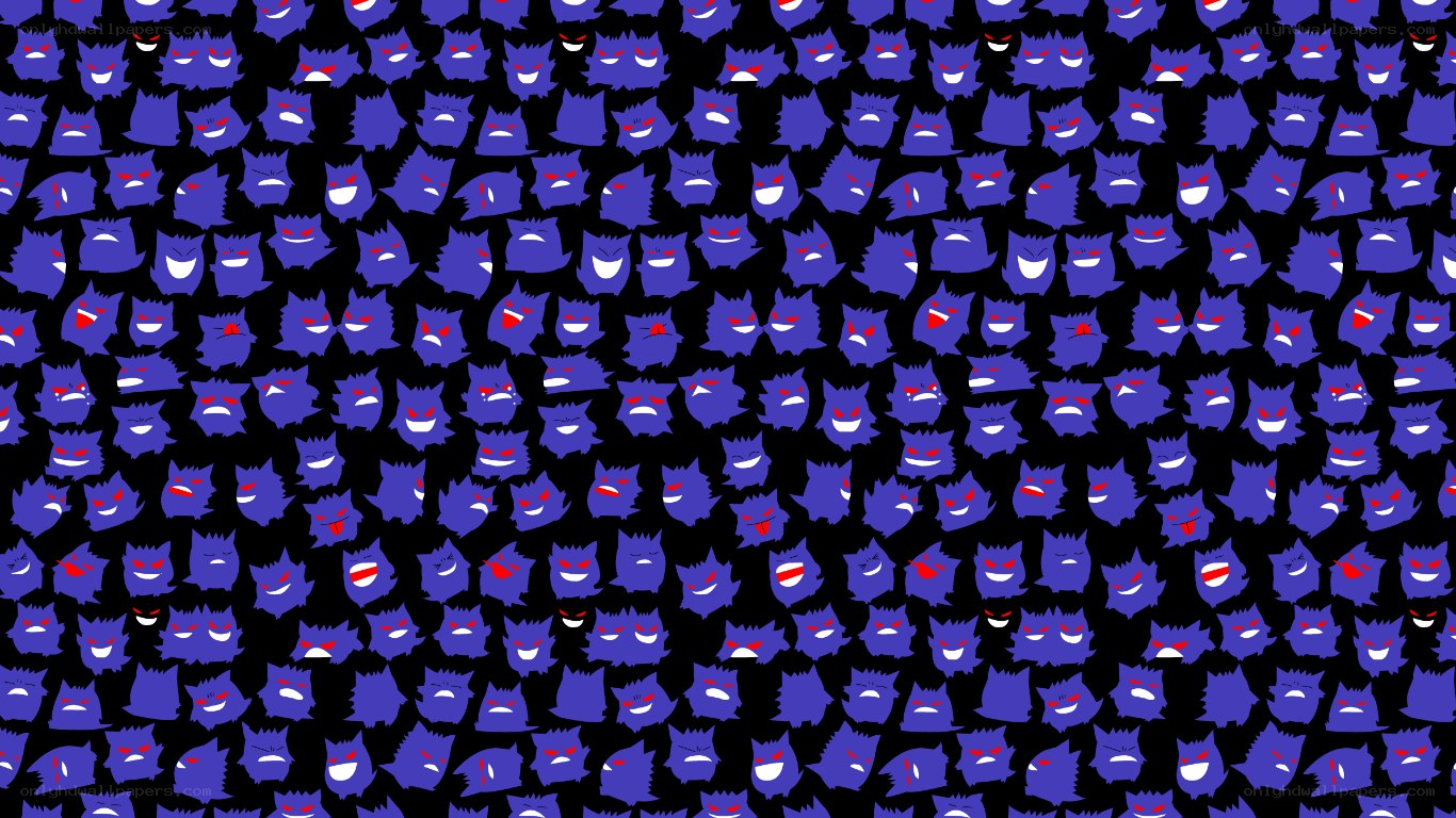 Gengar pattern background