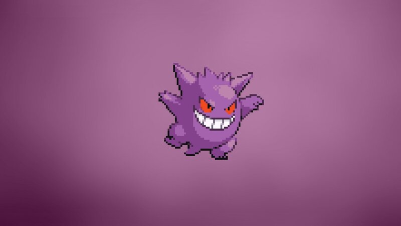 Gengar pixel art