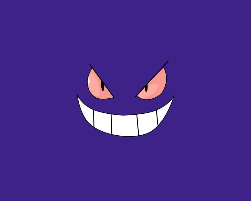 Gengar's mischievous grin