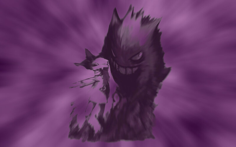 Gengar with a child