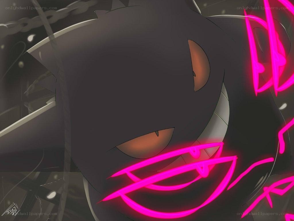 Gengar with glowing pink energy