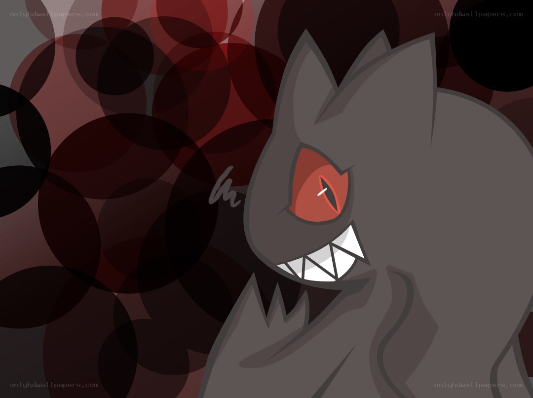 Gengar with red eyes