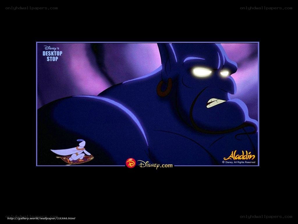 Genie and Aladdin scene
