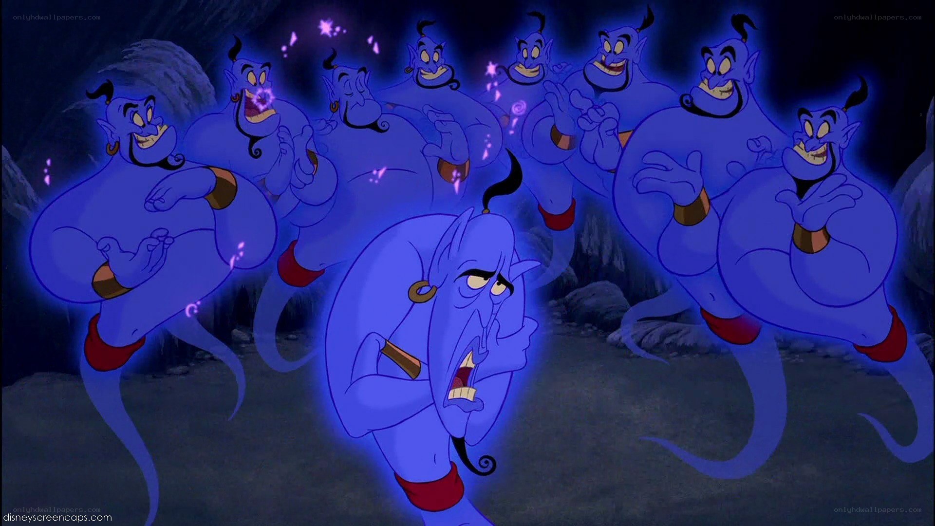 Genie duplicates in cave