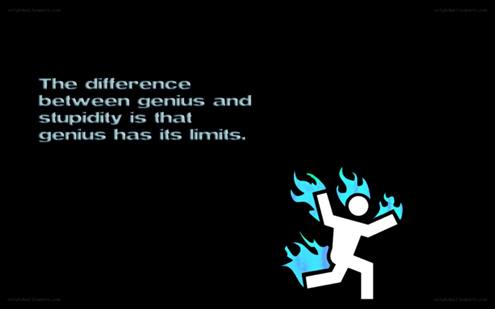 genius and stupidity quote