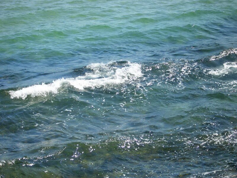 gentle waves on the water