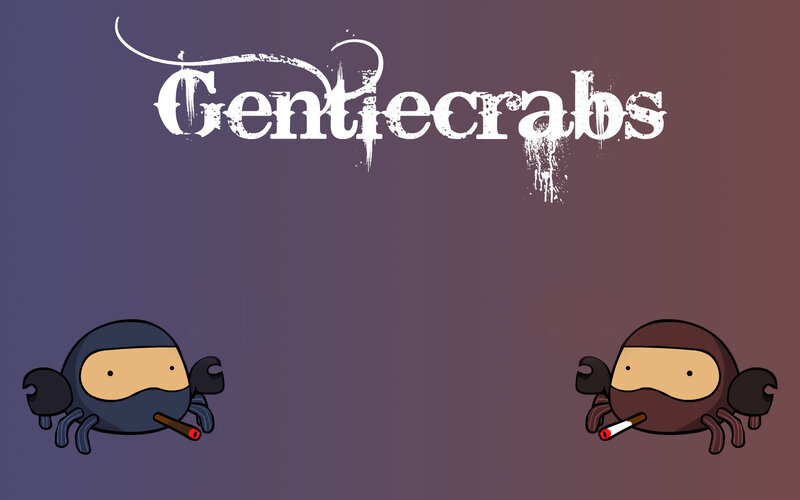 Gentlecrabs logo art