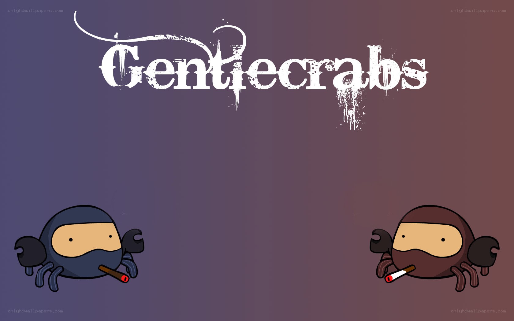 Gentlecrabs logo art