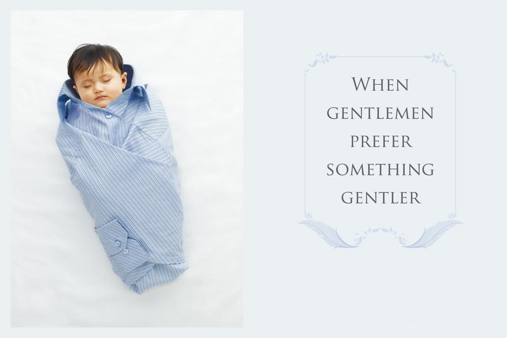 gentleman baby swaddle