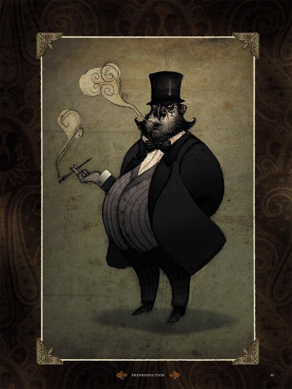 gentleman gorilla smoking