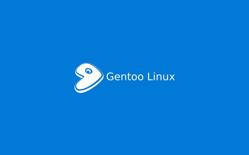 Gentoo Linux Logo — Blue