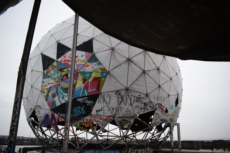 Geodesic Dome Sculpture — White