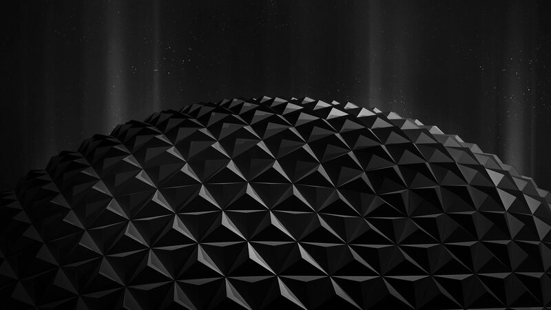 Geodesic Dome Structure — Black