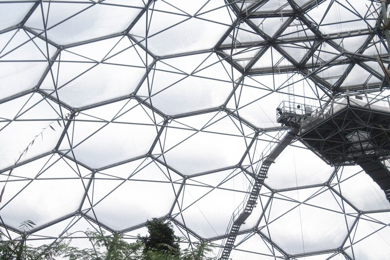 Geodesic Dome Structure — Gray