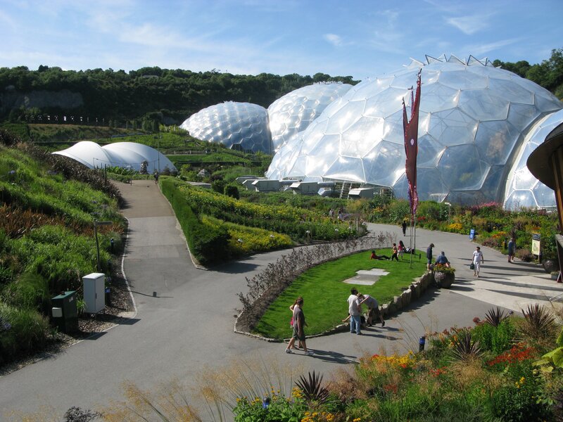 Geodesic Domes in Garden