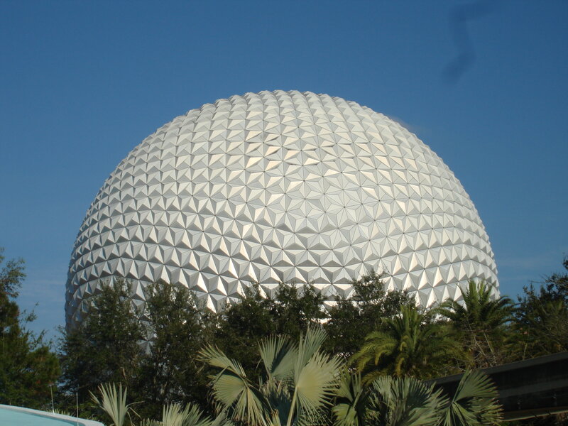 Geodesic Sphere Structure — White