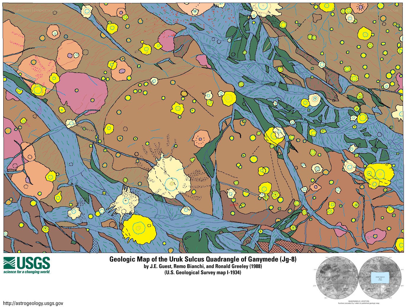Geologic map of Uruk Sulcus