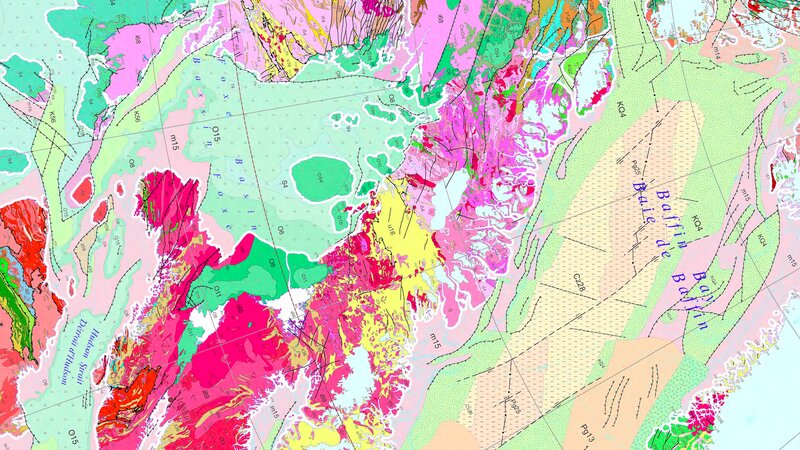 Geological Map of Fox Basin