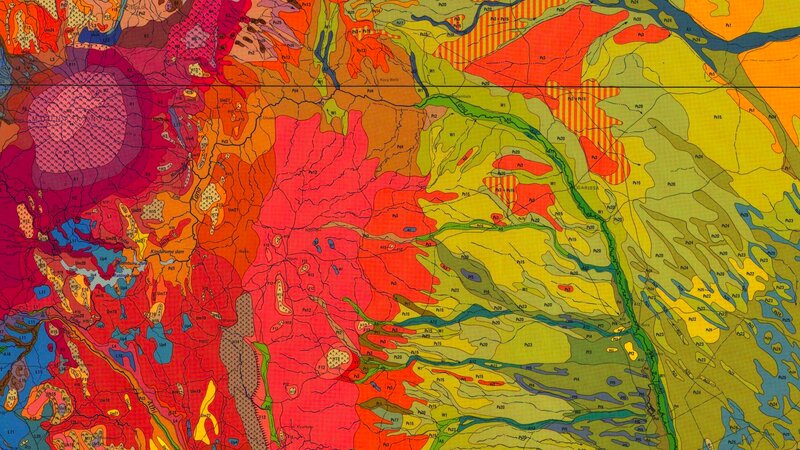 Geological Map of Terrain