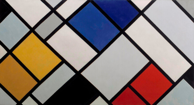 Geometric abstract composition