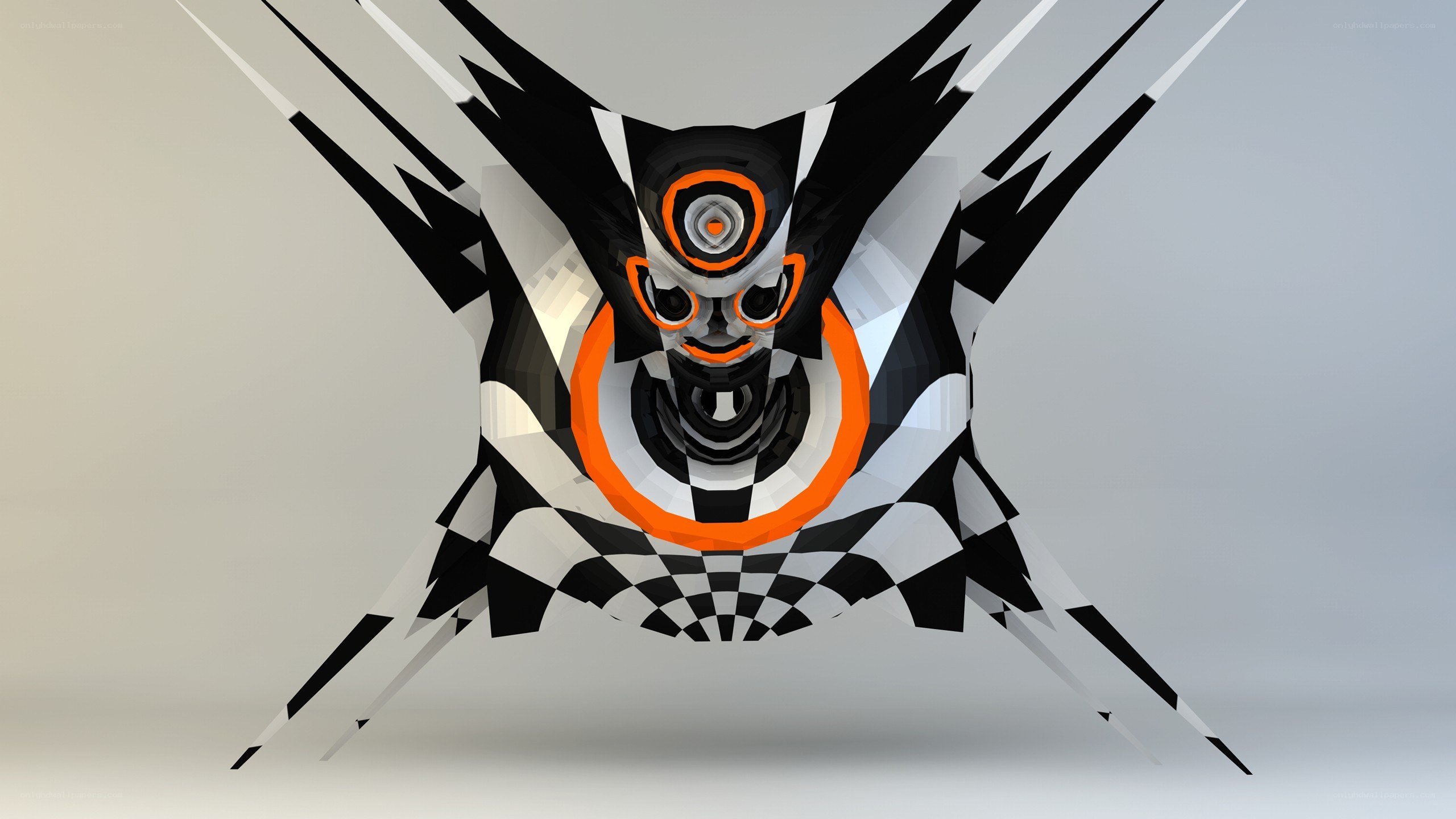 geometric abstract creature design