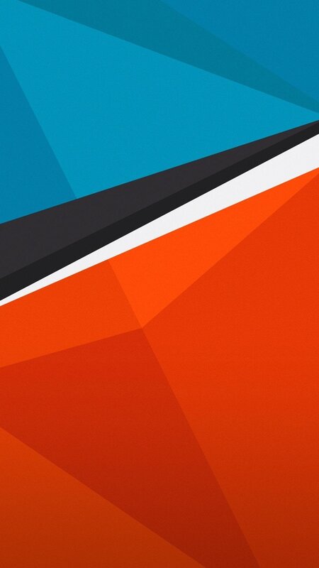 Geometric Abstract Design — Blue, Dynamic