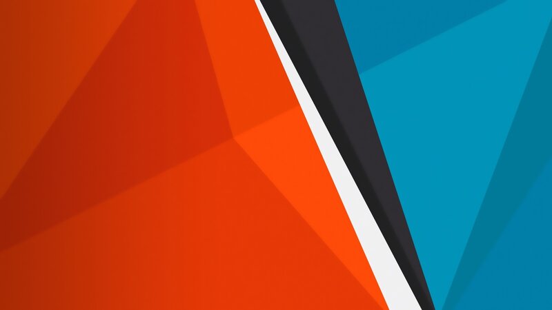 Geometric Abstract Design — Orange