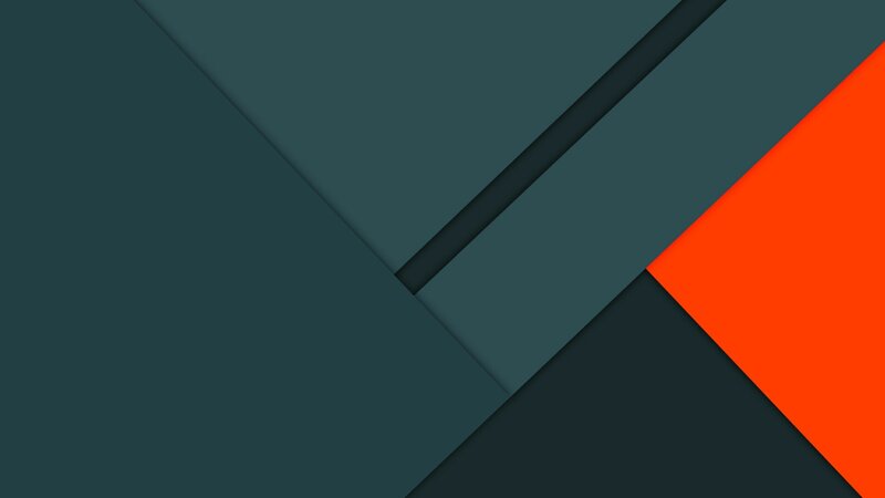Geometric Abstract Design — Teal, Modern