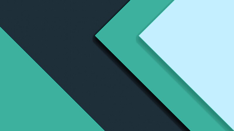 Geometric Abstract Design — Teal