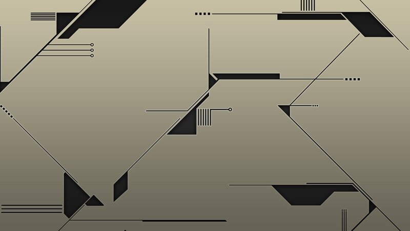 Geometric Abstract Pattern — Beige, Neutral