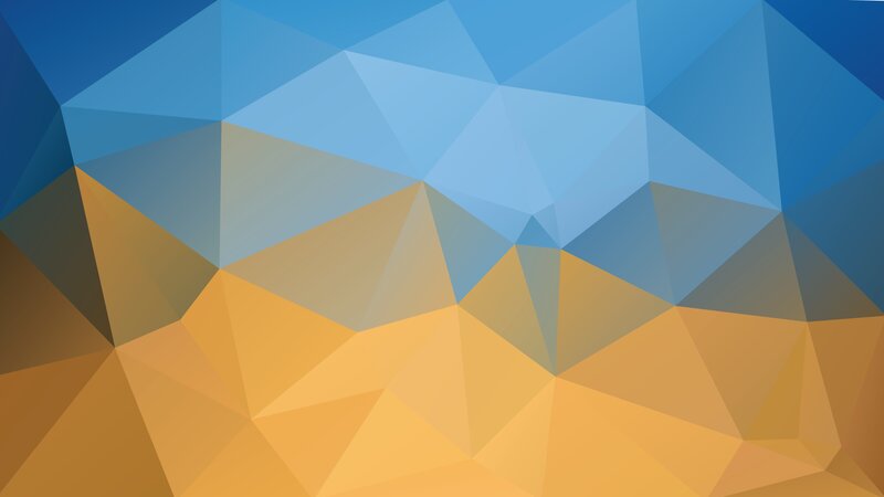 Geometric Abstract Pattern — Blue, Calm