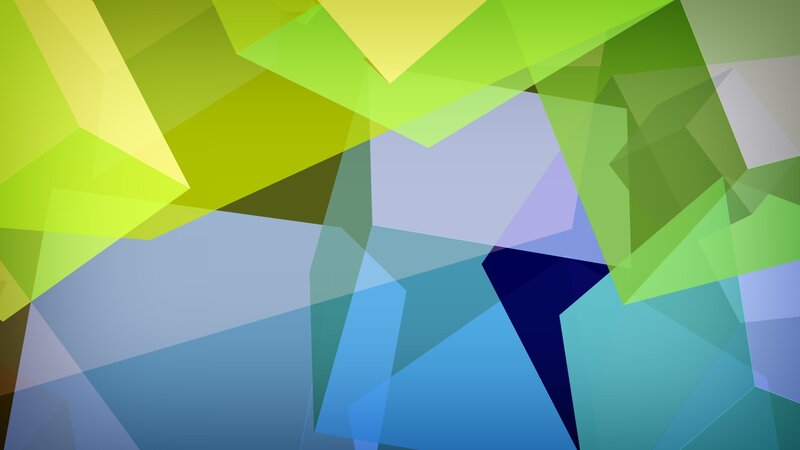 Geometric Abstract Pattern — Green