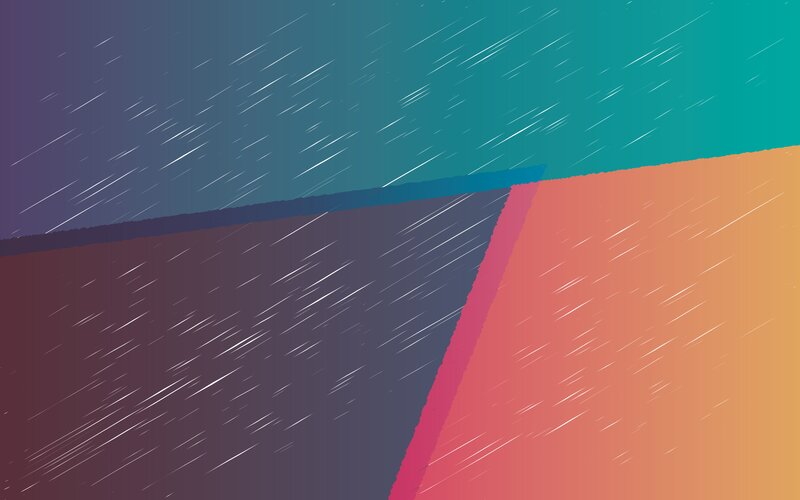 Geometric Abstract Pattern — Teal