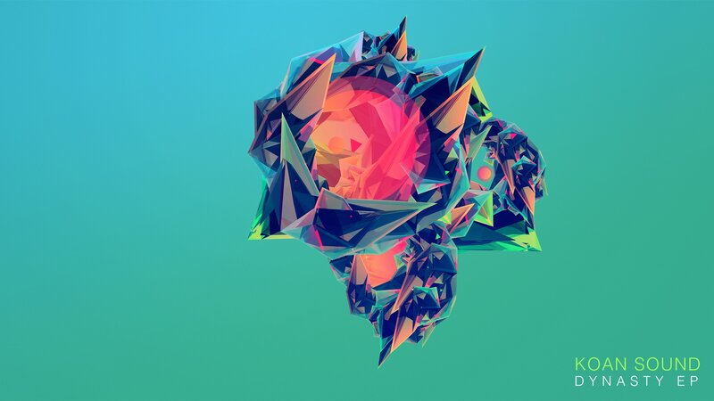 Geometric Abstract Shape — Teal, Calm