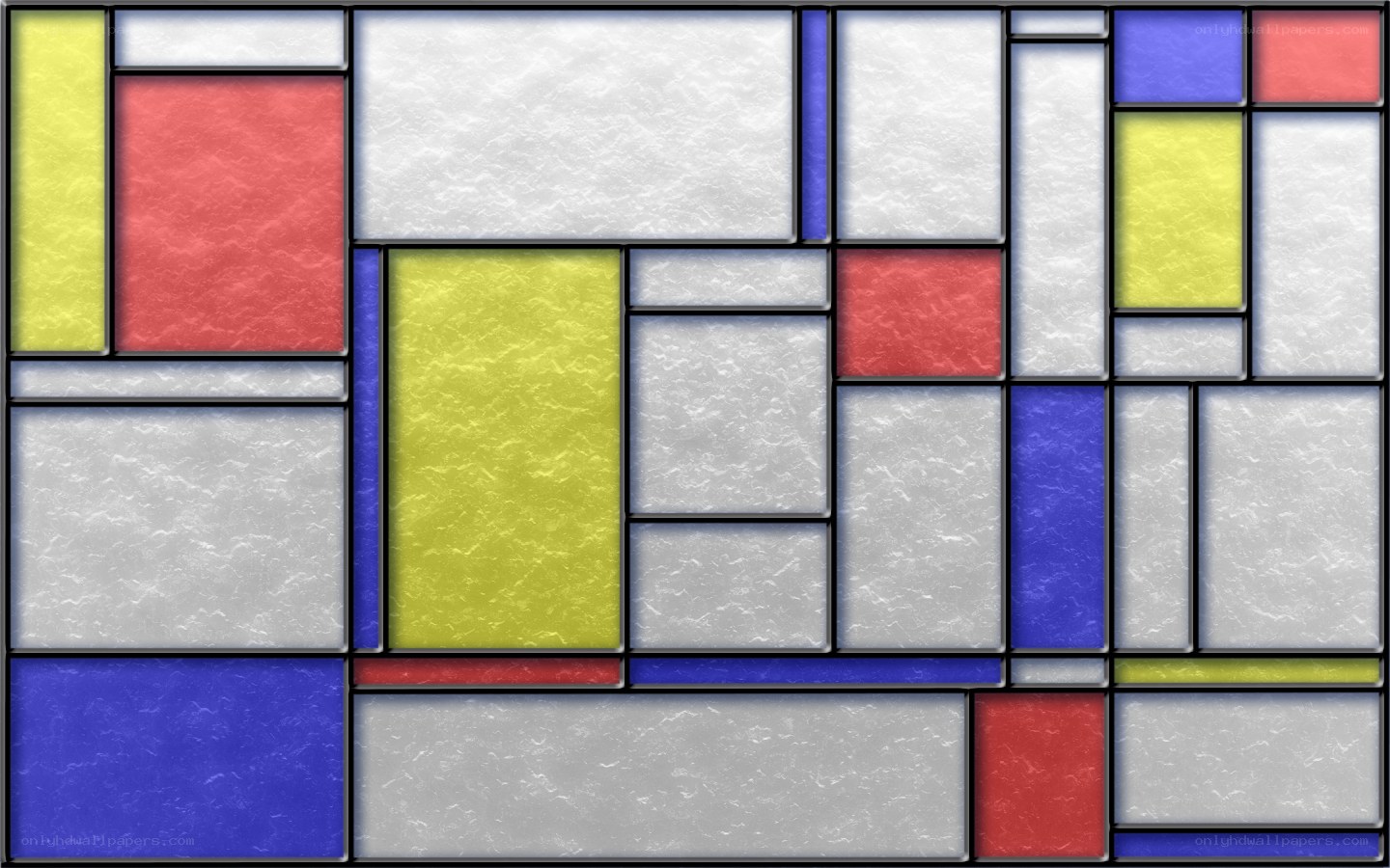 geometric abstract stained glass