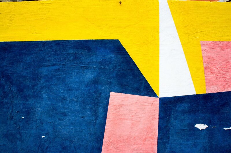 geometric abstract wall art