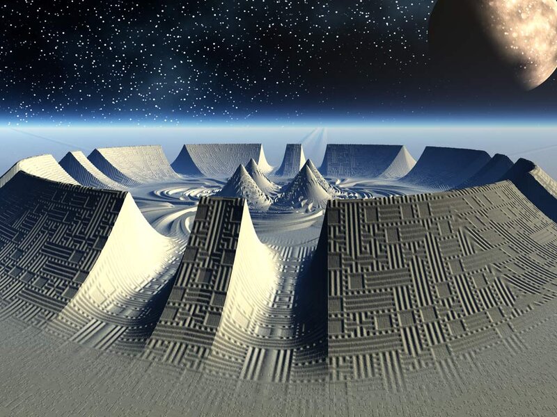 Geometric Alien Landscape