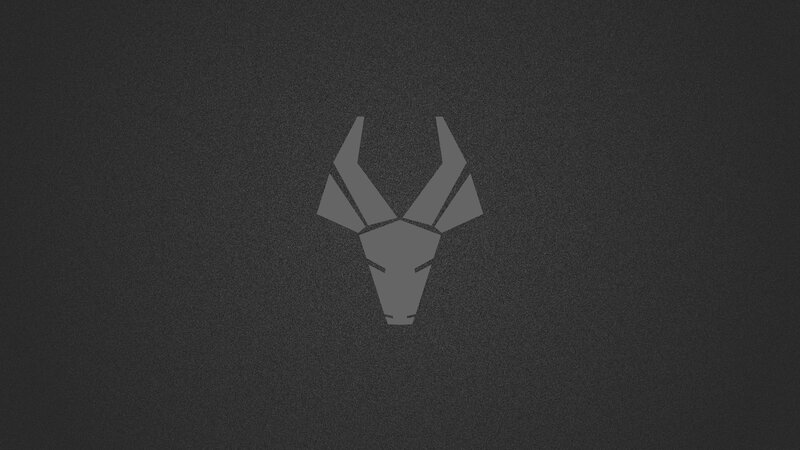 Geometric Antelope Head