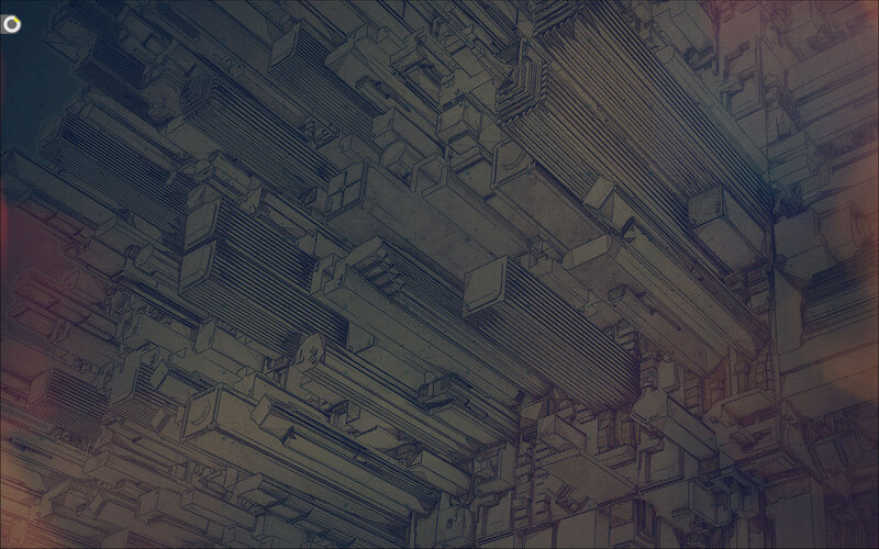 Geometric Architectural Sketch