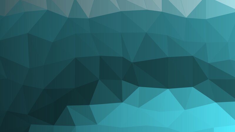 Geometric Blue Pattern — Teal
