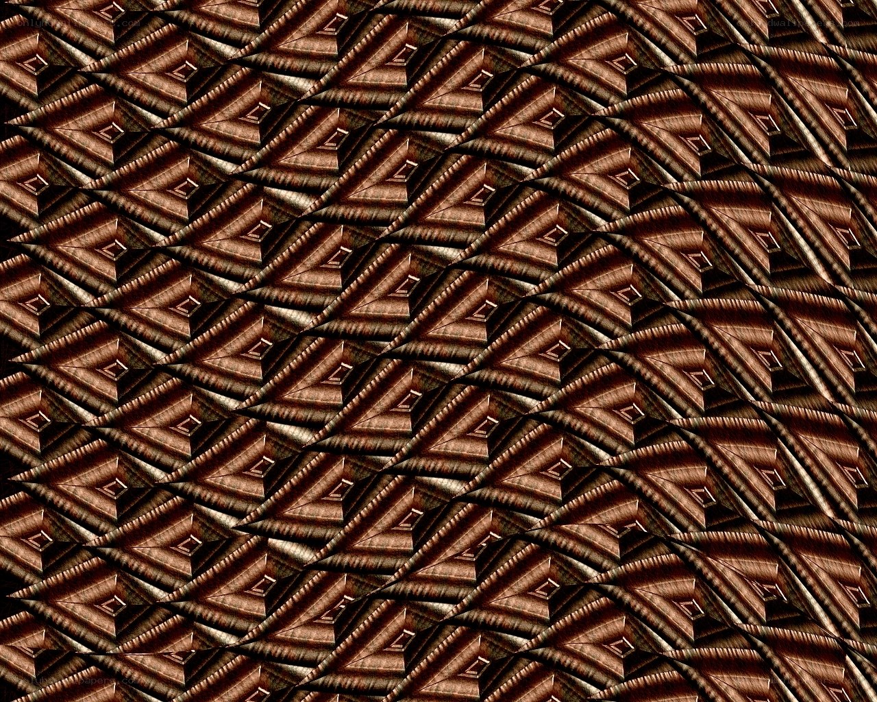 geometric brown pattern