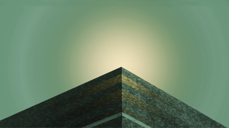 geometric building corner