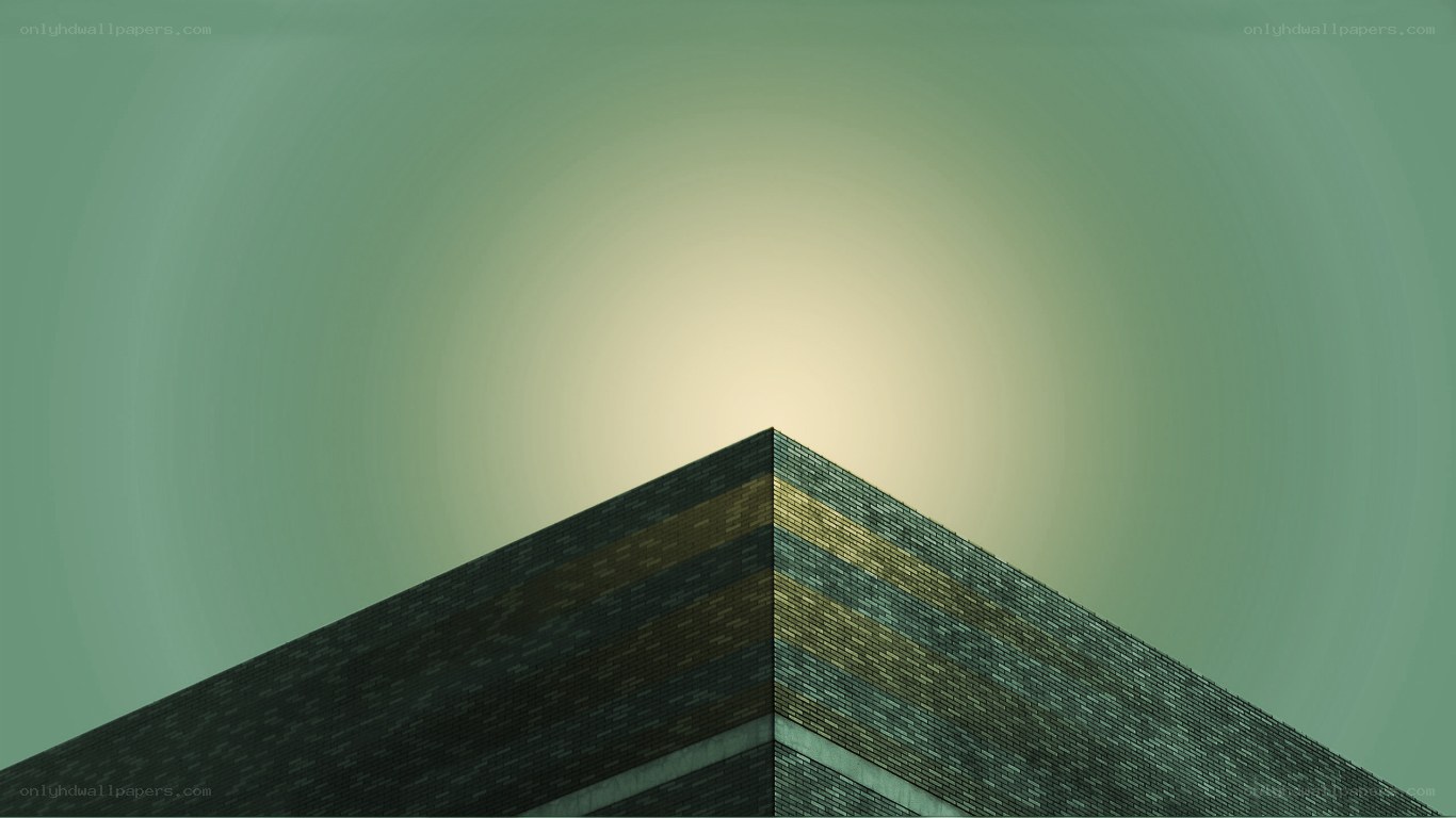 geometric building corner