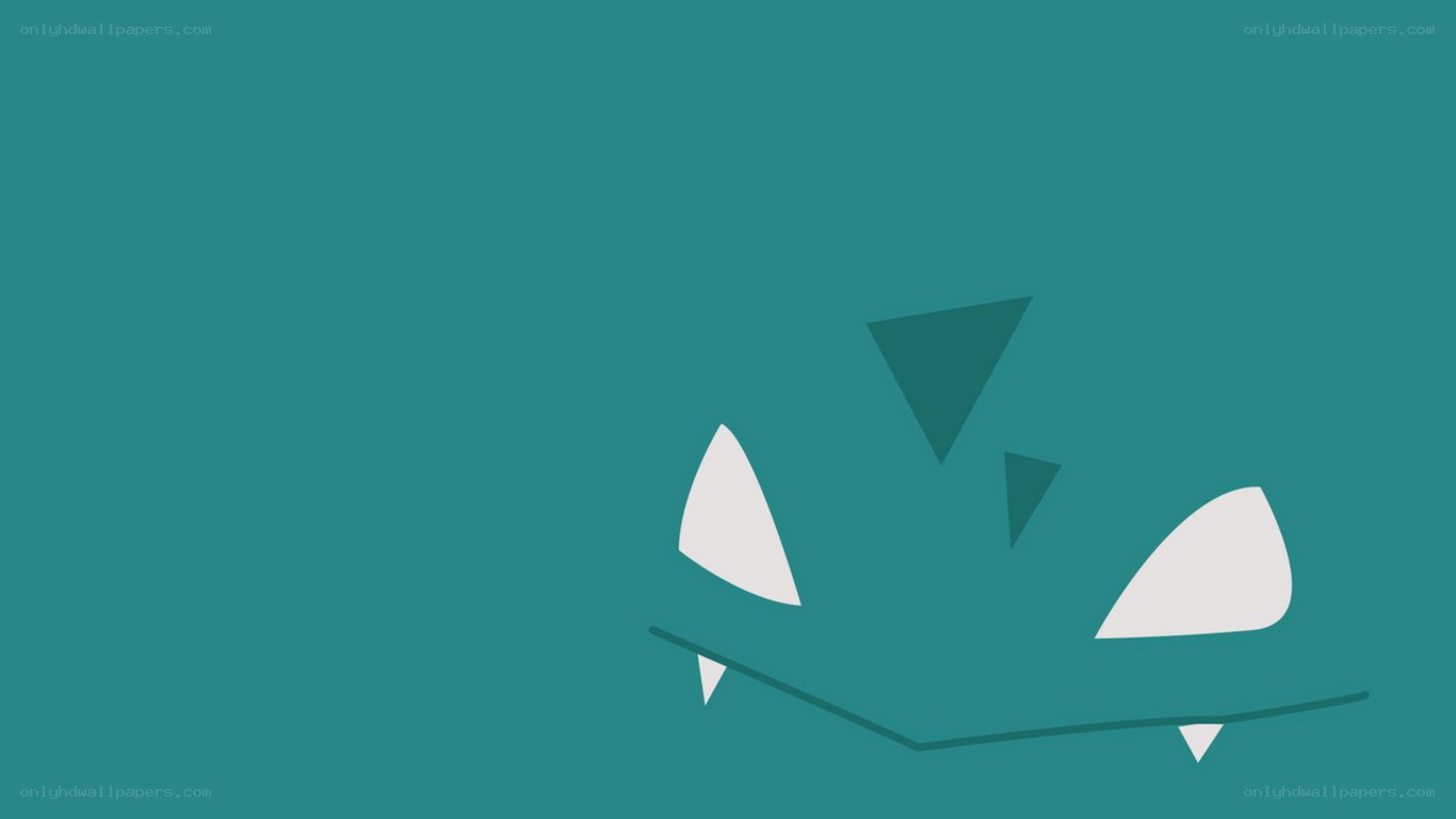 Geometric Bulbasaur face