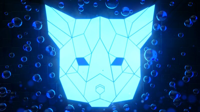 Geometric Cat Head